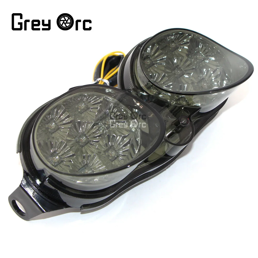 Motorcycle LED Rear Tail Light Brake Turn Signal Light Assembly For Yamaha YZFR6 YZF R6 2001-2002 Accessories
