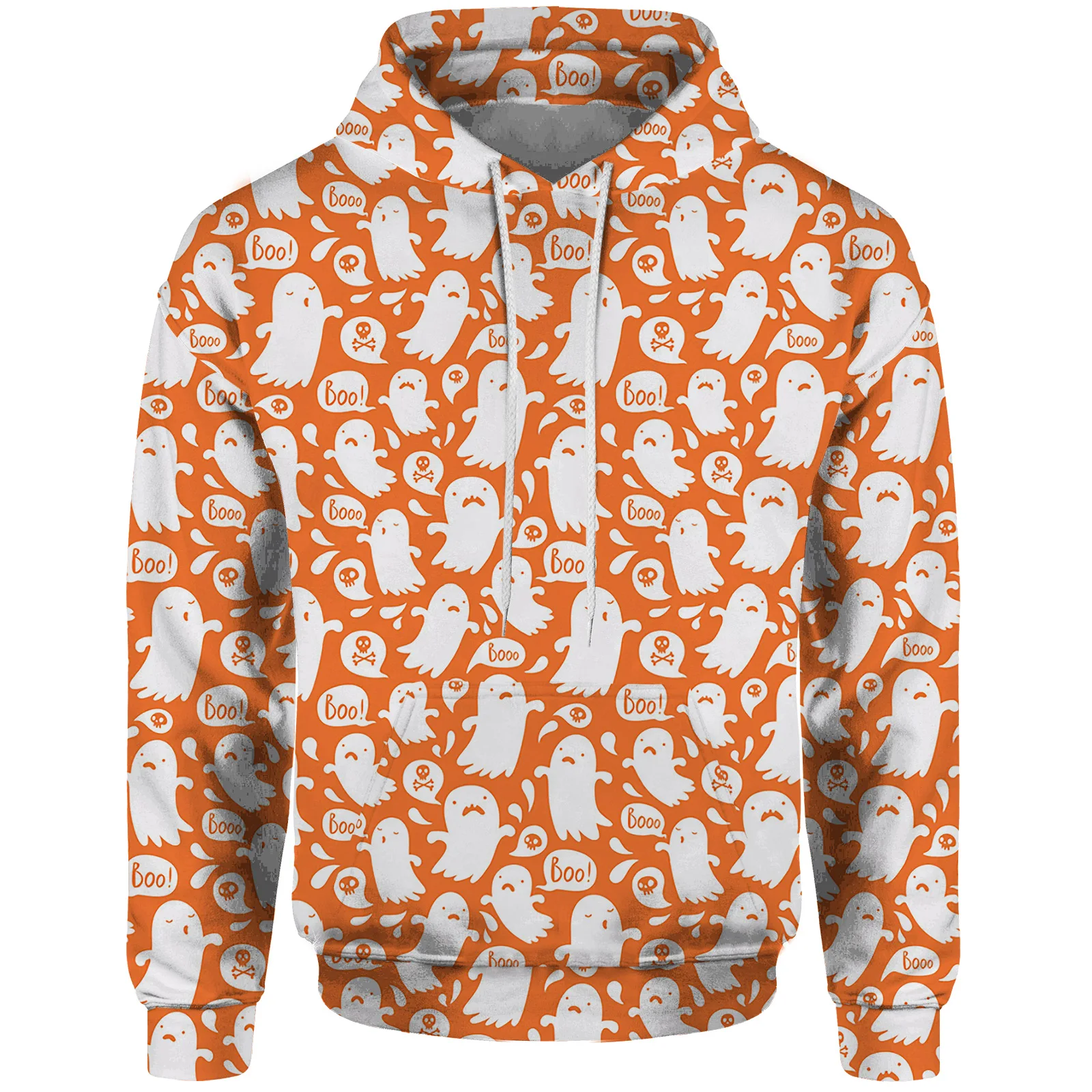 Halloween 2024 Zipped Hooded Sweatshirts for Men Aethic Skeleton Cheap Sweatshirts and Offers Candy Cane Pumpkin