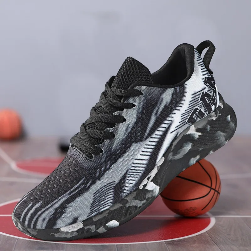 Basketball Shoes Men Breathable Sneakers for Men Mesh Non-slip Casual Cushioning Shoes Training Athletic Tennis Sports Shoes