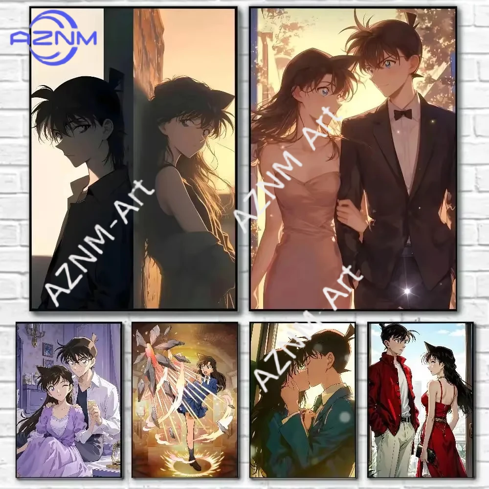 

1 шт. холщовый постер D-Detective Conan R-Rachel Moore, декор для дома, спальни, гостиной, подарок, художественный принт, настенное искусство