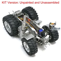 ł Nowy LESU 1/16 4X4 Metal Chassis Part Unpainted Kits for Toys RC Tractors AOUE-1050 Remote Control Car DIY Model ESC Motor Servo