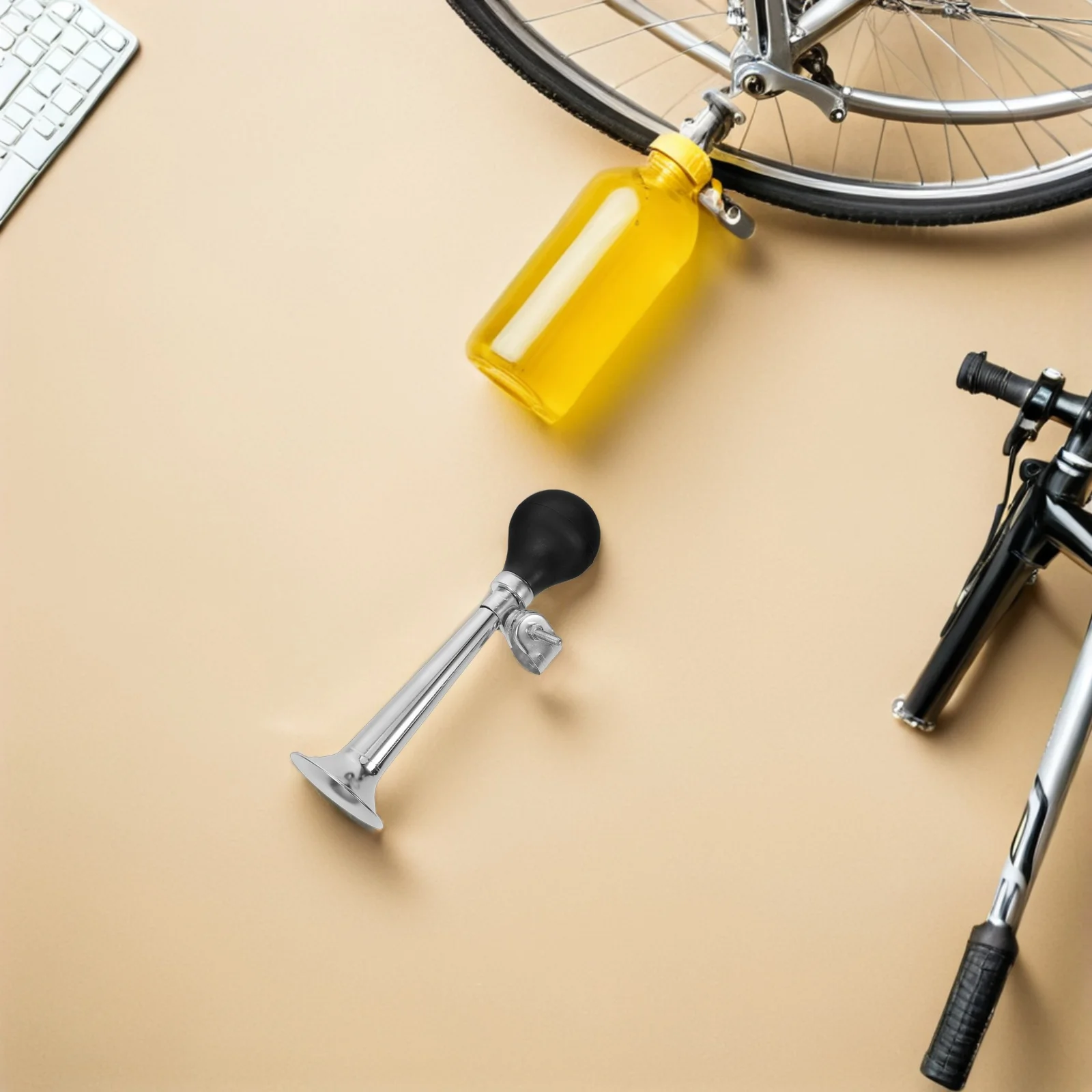 3 قطعة دراجة معدنية الهواء القرن بصوت عال ضغط جرس للدراجات الجبلية الطريق أنيق خمر السلامة ملحق جرس الدراجة