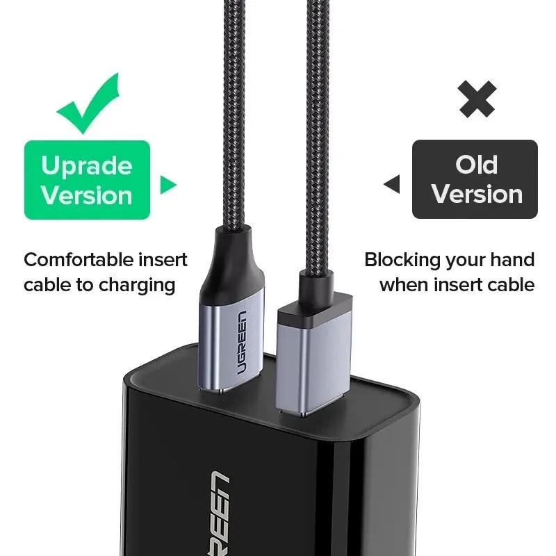 UGREEN 고속 충전 케이블, 아이패드, 삼성, 샤오미, 포코, 마그네틱 USB-C 충전기, 데이터 케이블, 휴대폰 케이블, 3A