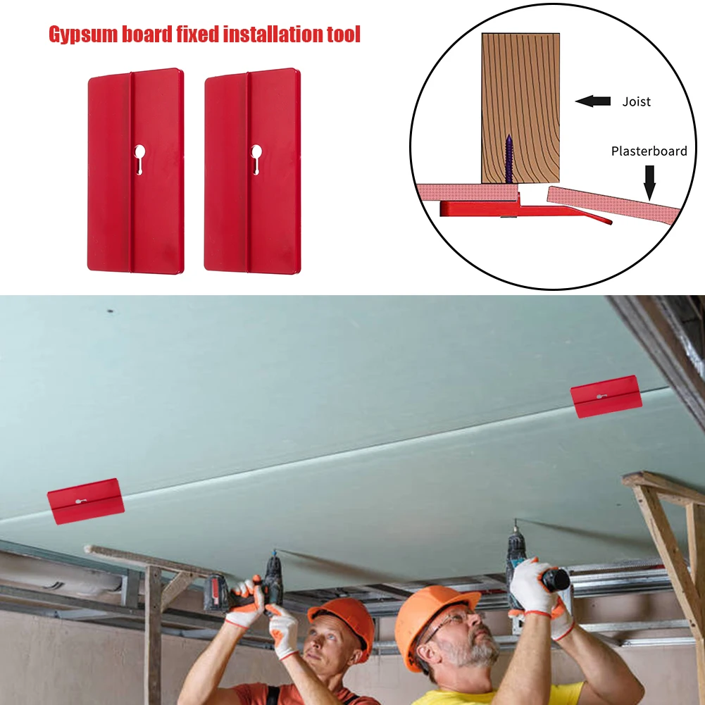 Room Ceiling Sloped Walls Decoration Positioning Plate Plasterboard Fixing Board Supporting Installing Drywall Fitting Carpenter