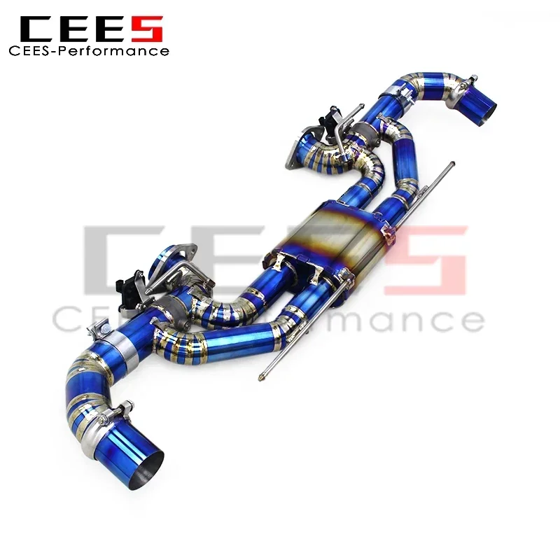 CEES High Quality Titanium Axle Exhaust Pipes Valvetronic Escape for DB11 V12 5.2L 2016-2019 Muffler Exhaust Valve System