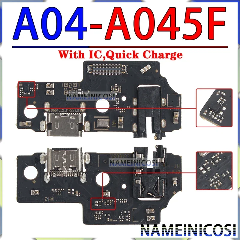 Usb Dock Charger Port for Samsung Galaxy A15 A25 A04 A04E A04S A14 A24 A34 A54 A05 A05S A35 A55 4G 5G Charging Board Module