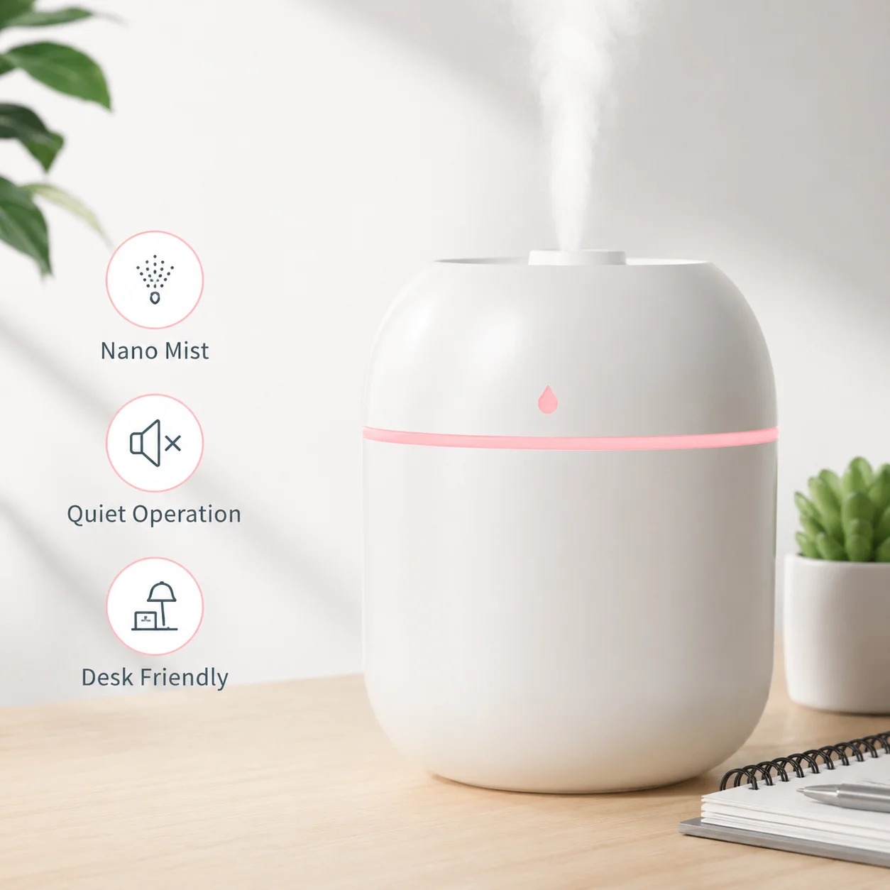 Mini nawilżacz powietrza USB, – Home & Hotel Textiles Private Limited recenzja i cena