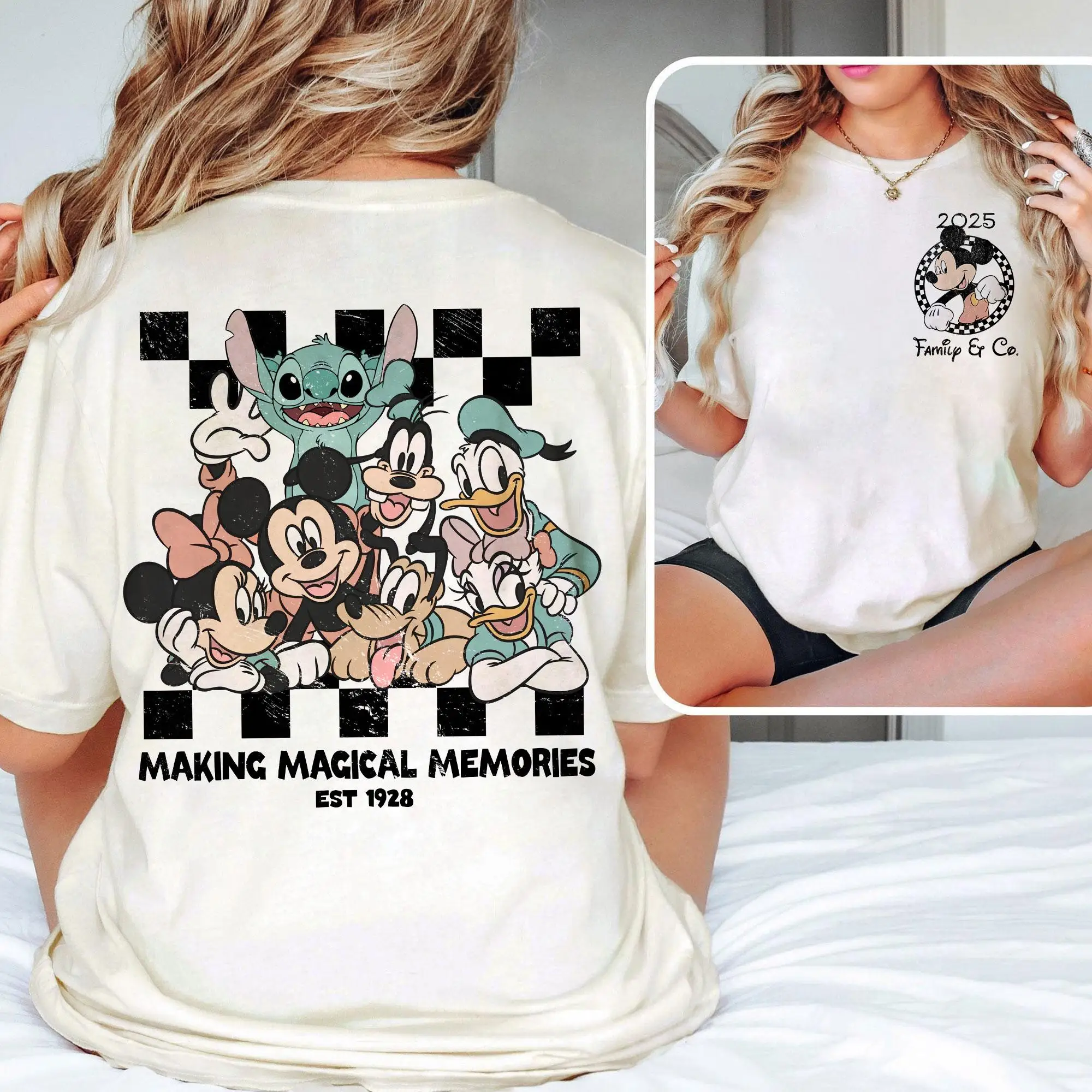 

Vintage Stitch Mickey & Co Est 1928 Shirt, Stitch Mickey And Friends Shirt, Disney Unisex Shirt, Disney Stitch Shirt