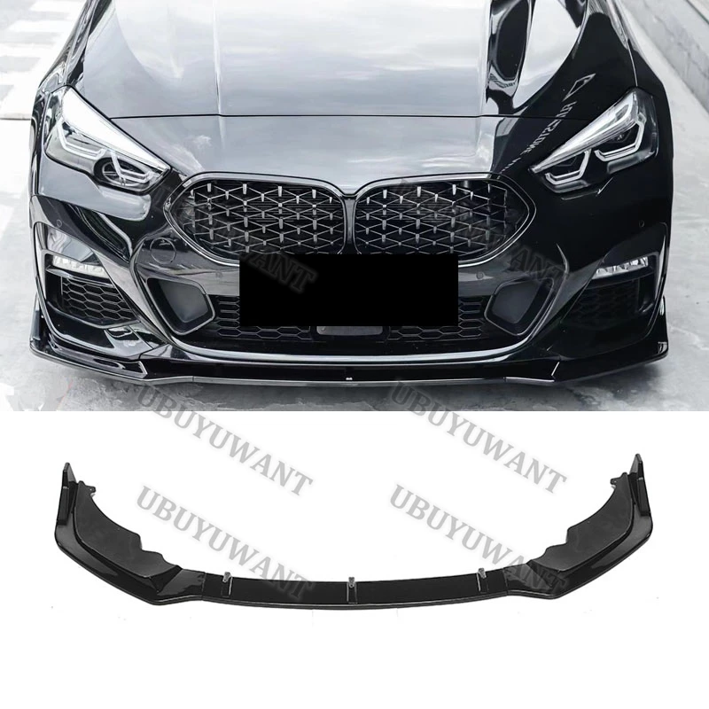 Für BMW 2er F44 218i 220i 216d 218d Gran Coupé Auto Frontspoiler Stabile Frontstoßstangenlippe Kratzfestes Dekorations-Kit