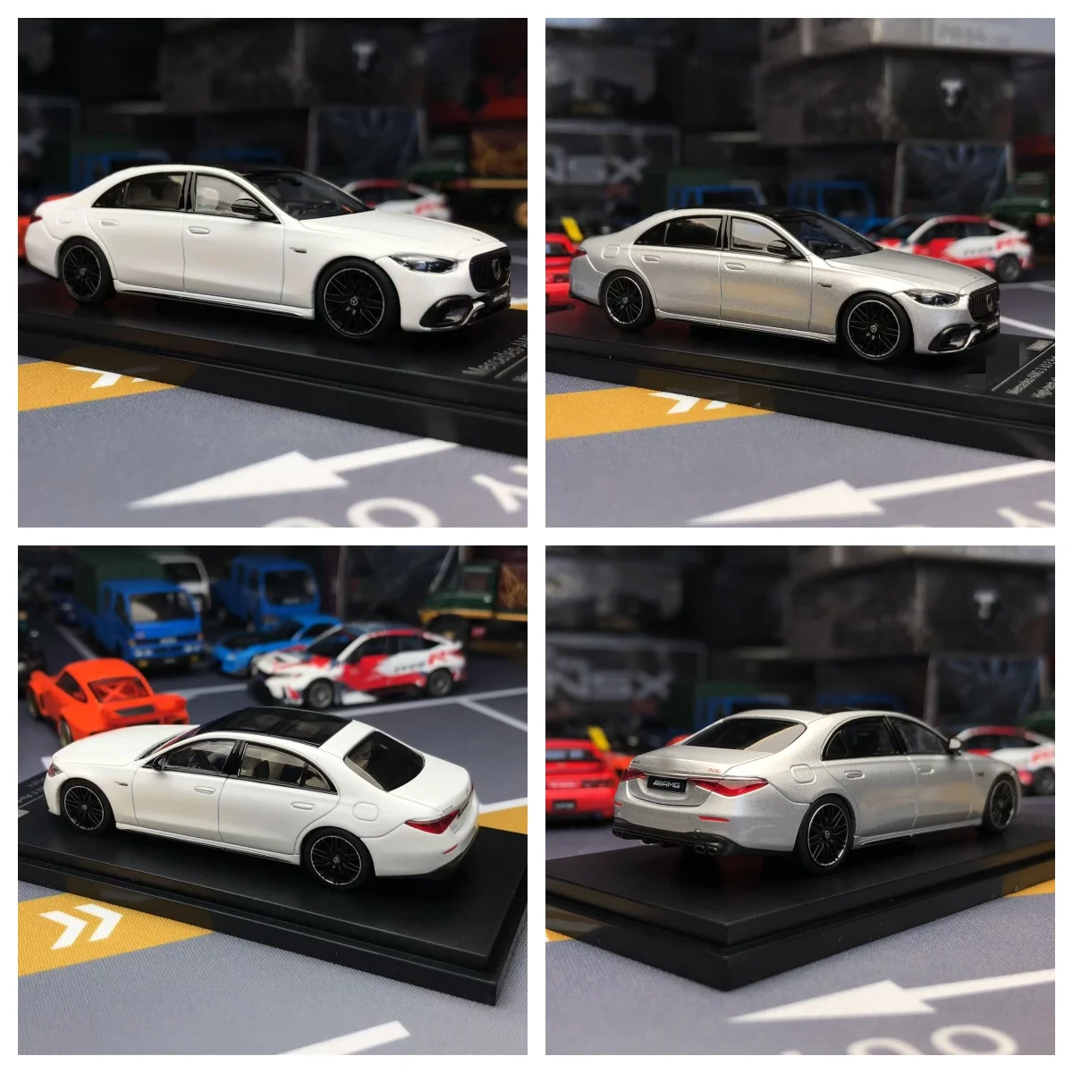 

Arbox 1/64 MB S 63 E Performance 2023, высокотехнологичная литая под давлением модель автомобиля, коллекция ограниченного выпуска, игрушки для хобби