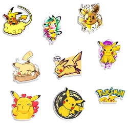 9 sztuk/zestaw lub 10 sztuk/partia Pokemon Pikachu z płaskiego płaskiego oparcia z żywicy do DIY centrum łuku