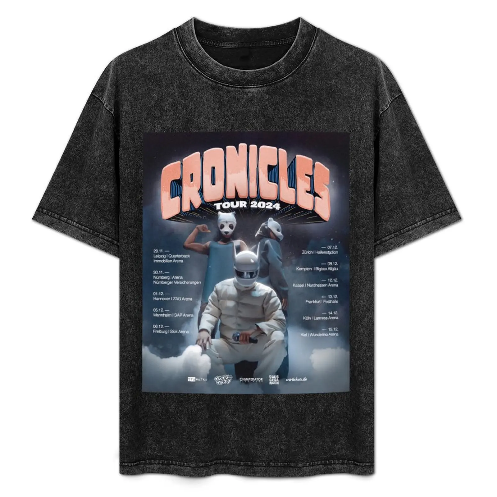 

Cro Cronicles Schedule T-Shirt animal prinfor boys rapper graphic tees man clothes custom shirt workout shirts for men