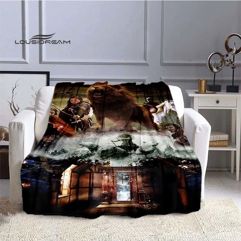 The Chronicles of Narnia Blankets for Beds Home Travel Adult Flannel Blanket for Couch Bed Living Room Sofa Child Keep Warm