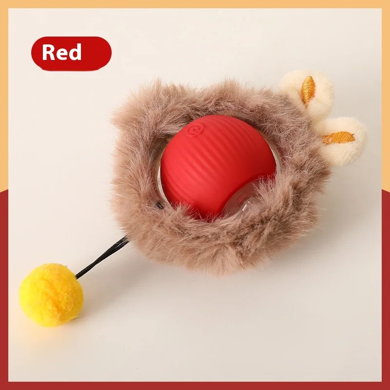 

Cat Toys Intelligent Automatic Tease Cat Ball Relief Self-Hi Chug Ball Bite Resistant Electric Cat Toys Pet Supplies