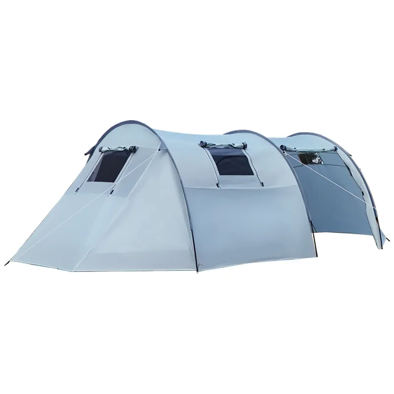 

Source Factory Wholesale Family Tent Portable Multiplayer Outdoor Camping Tent Camping Picnic Waterproof Tunnel Tent