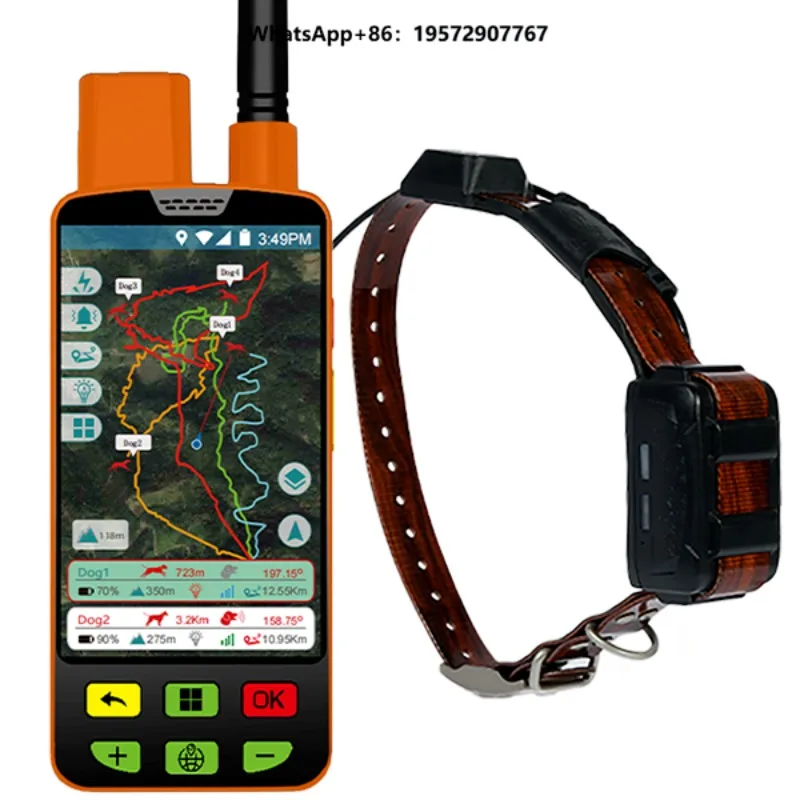 Hot Selling Professional Distance GPS Tracking Training Collar Tracker and Dog Track