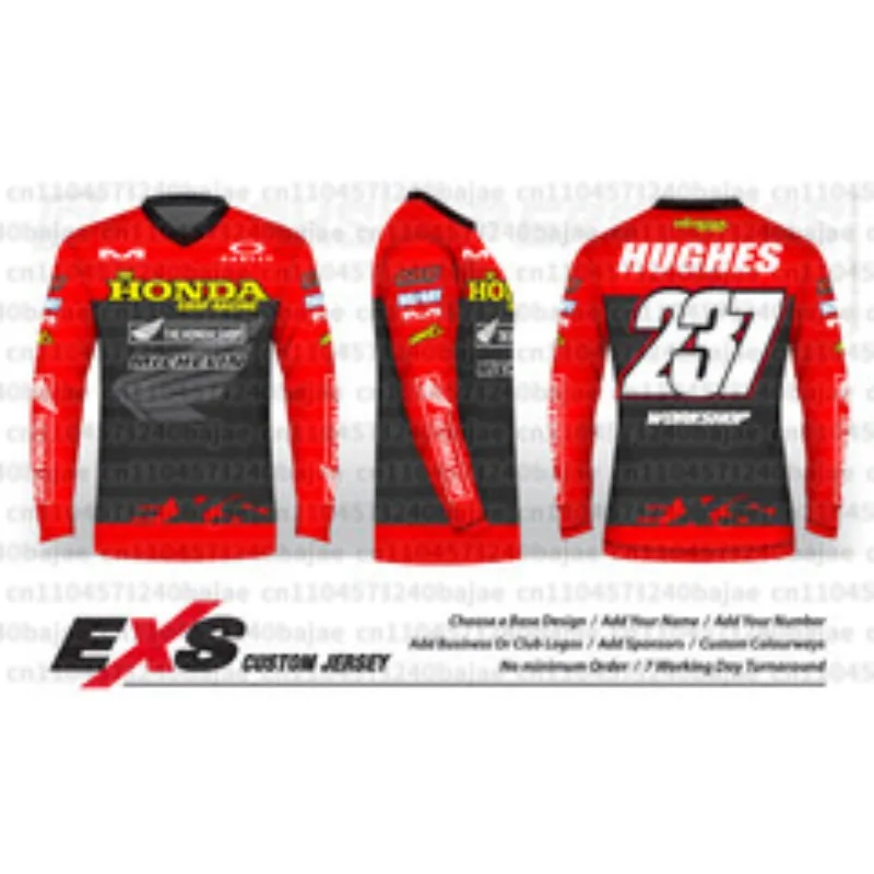 

Honda Latest 2026 Off Road Motorcycle T-Shirt Mountain #237 Breathable Jersey Quick Dry Racing Top Comfortable Riders Choice