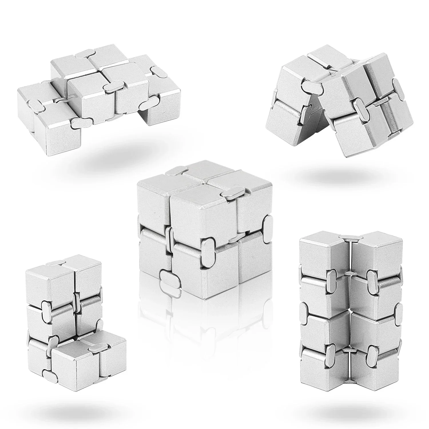 Legierung & Kunststoff Infinity Cube Fidget-Spielzeug Ultra-Langlebiger Sensorischer Stressabbau für Erwachsene & Kinder Angstlösendes Geschenk – Detail 5