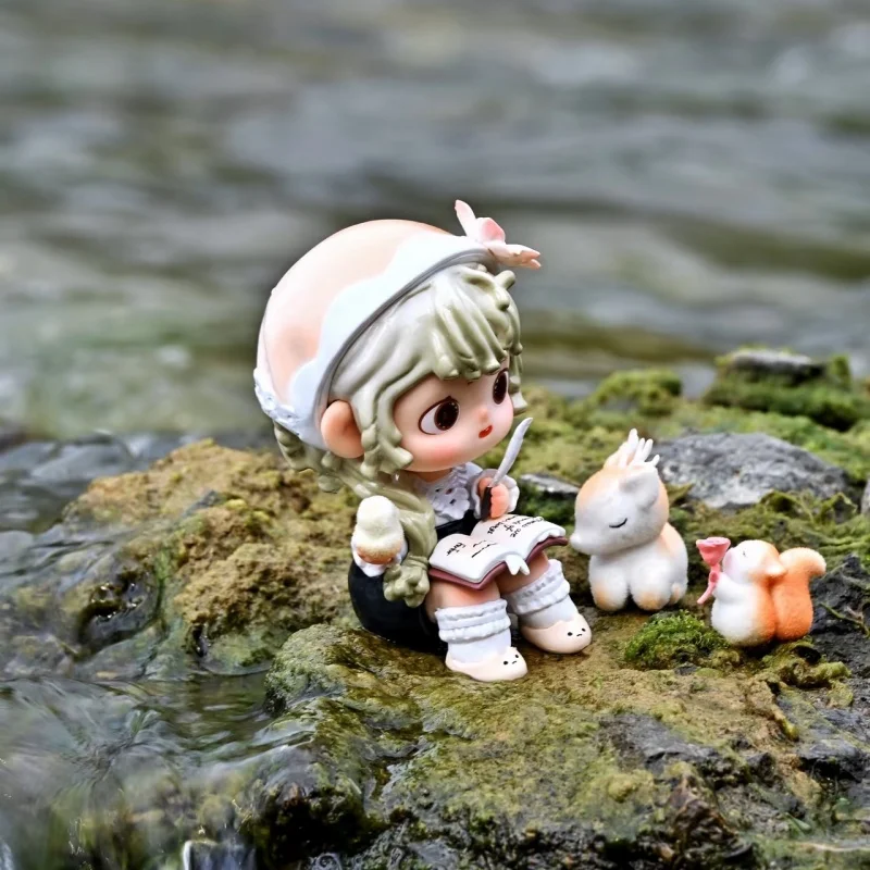 Heyone Saving Miss Joy Series Blind Box Śliczne Figurki Akcji Anime Ozdoby Zabawki Lalki Dekoracje na Biurko do Domu Kolekcjonerskie Prezenty