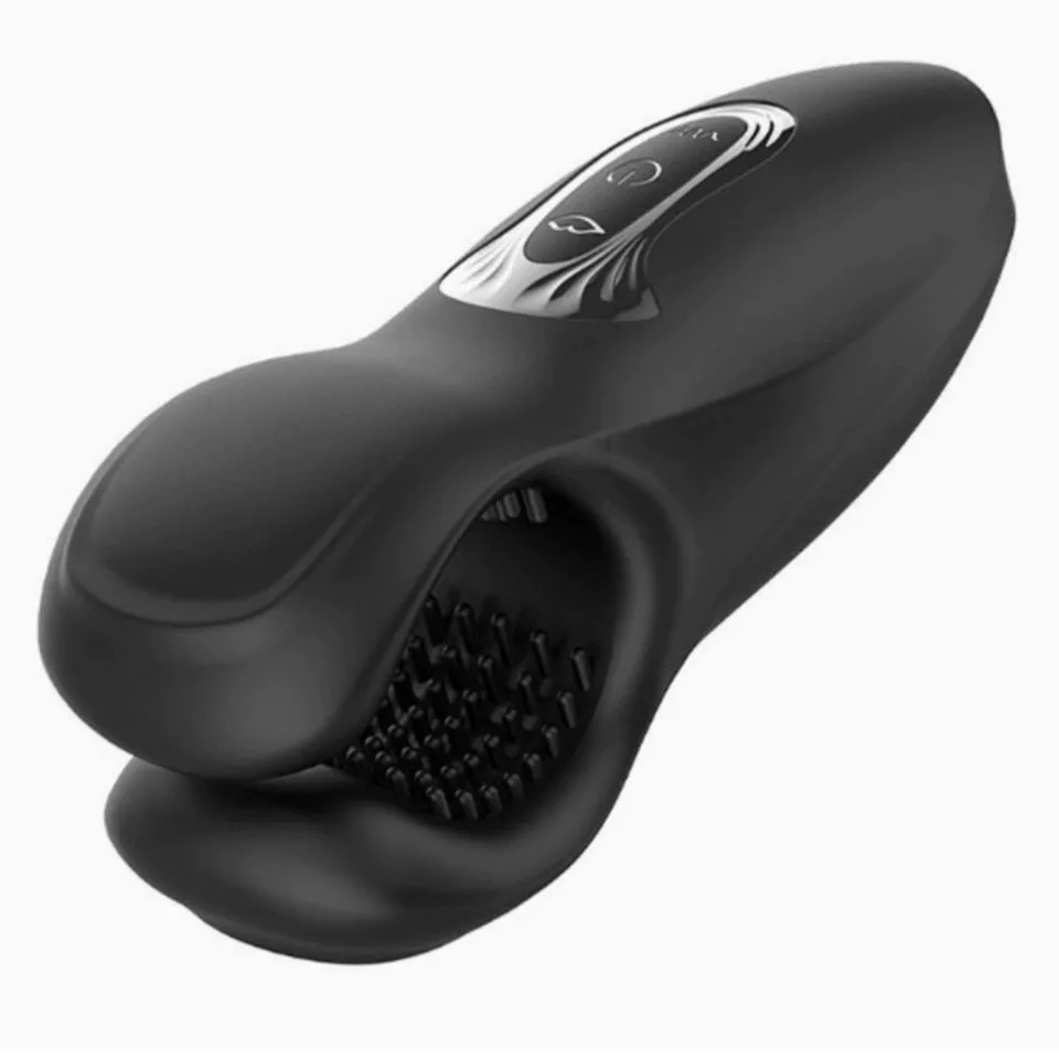 Glans Trainer Penis Massager Biting Male Masturbator Vibrating Glans Vibrator Delay Endurance Exer Adult Goods Sex Toys For Men