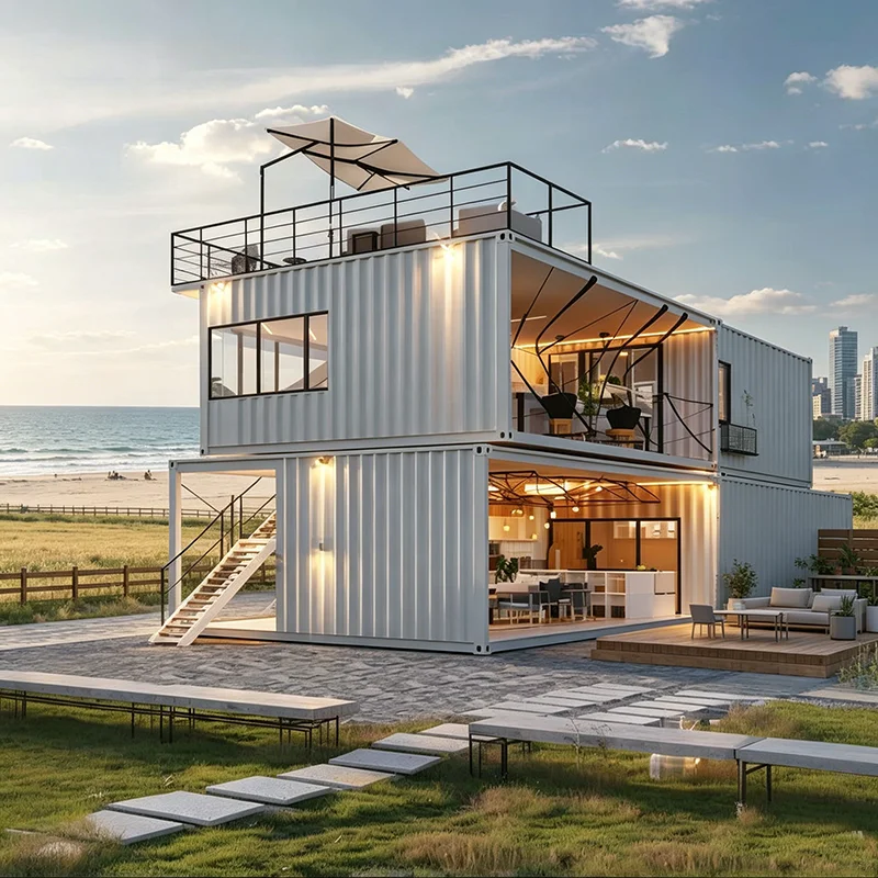 Container House Waterproof Insulated Foldable Home Portable Modular Camping Cabin Quick Assembly Tiny House For Outdoor Leisure