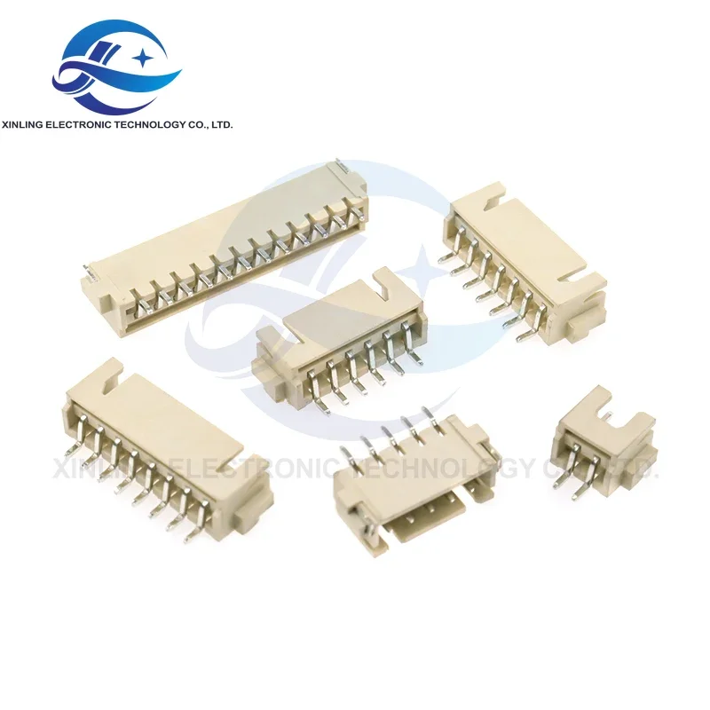 XH2.54 Horizontal patch socket Pitch 2.54MM 2/3/4/5/6/8/9/10/12p SMT horizontal connector