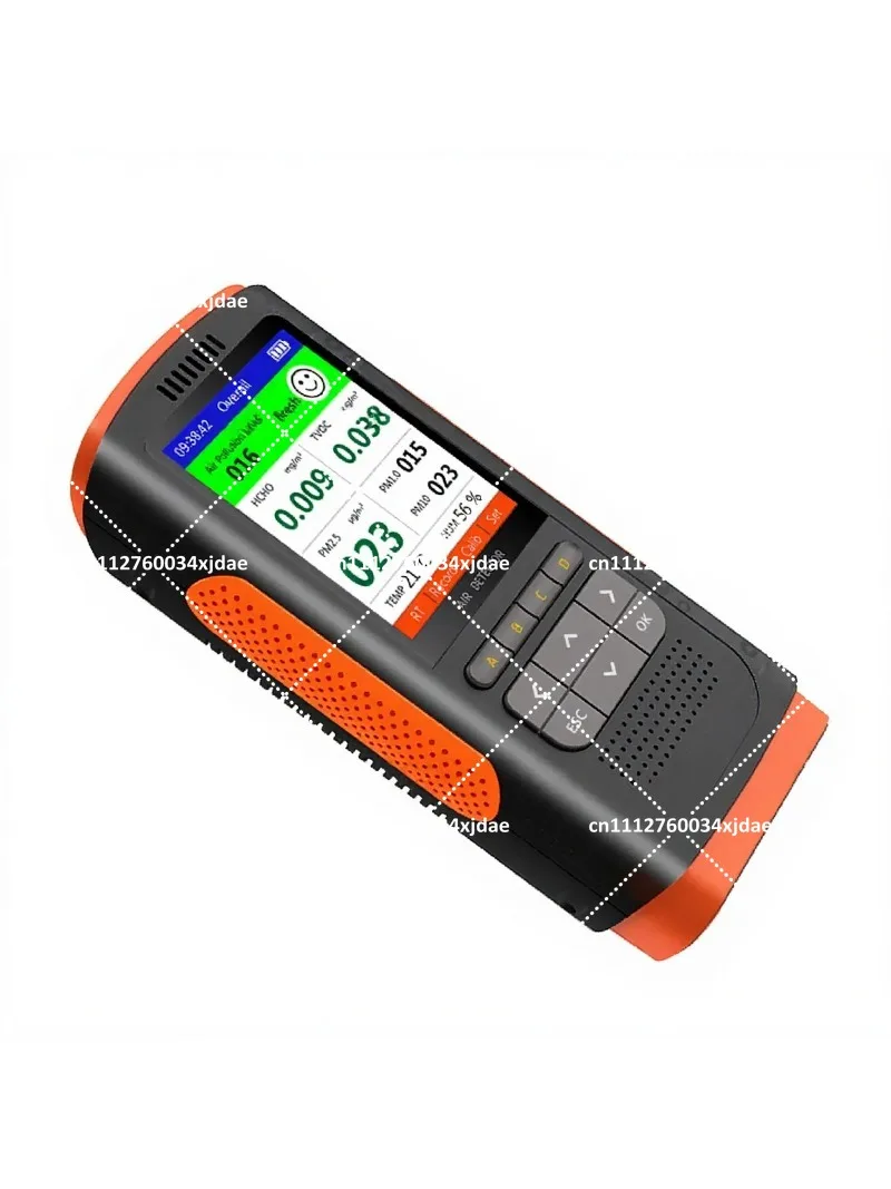 Portable Air Quality Monitor PM2.5 Detector, Formaldehyde Tester, CO2 Meter, Indoor Pollution Analyzer for Home Decoration