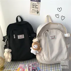 Waterproof Teenage Nylon Book Bag Large Capacity Backpack Fashion Students School Bag Cute Girl Travel Backbag Shoulder Bag