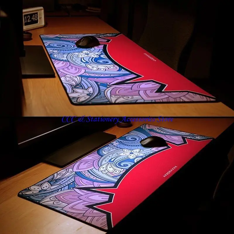 652F 900mm×400mm Mousepad Large Gaming Mouse Pad for Esports 4xapexxx CyberMia 02 Natural Rubber Mat Non-Slip