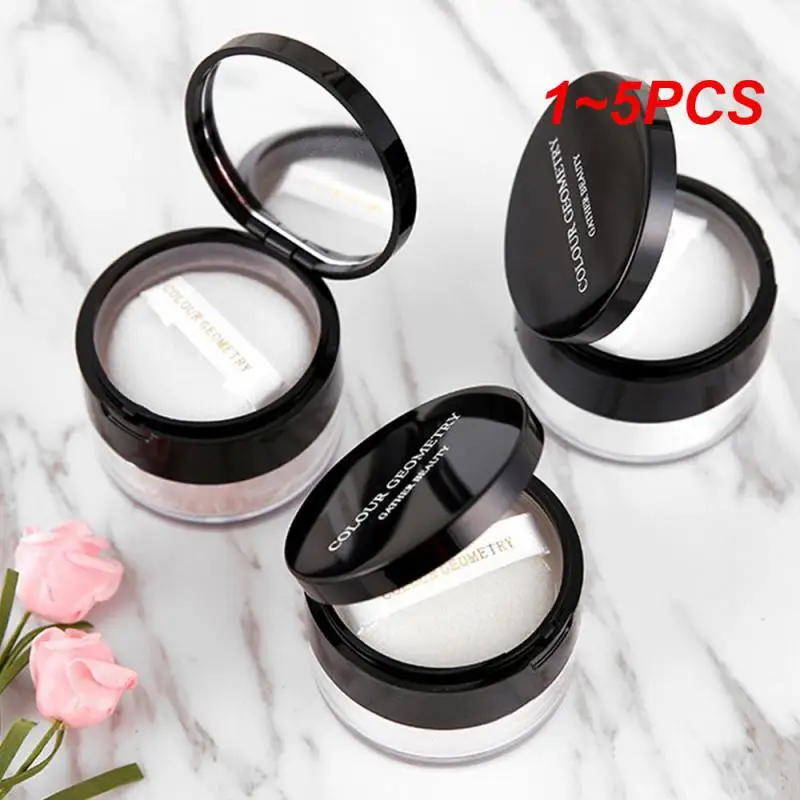 

1~5PCS Powder Not Easy To Take Off Makeup Silky Loose Powder Cosmetics Oil Control Powder Waterproof And Sweat-proof