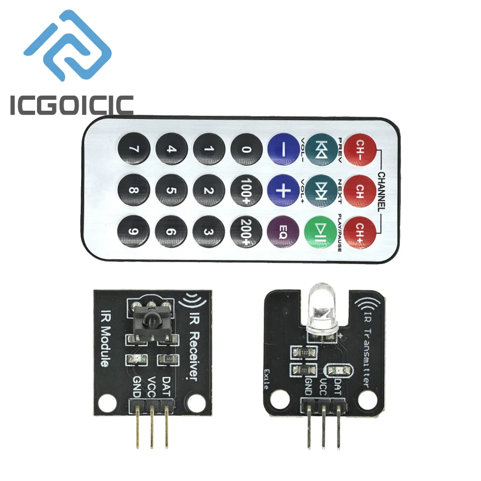 38kHz Infrared Transmitter & Receiver Module – IR Remote Control Sensor for Arduino, Robotics & DIY Electronics