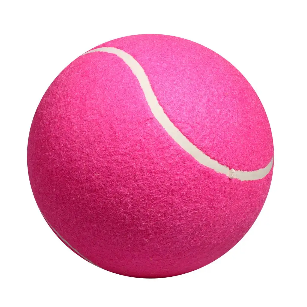 8' Inflatable Big Tennis Ball Toy for Children Adult Pet Dog Puppy Cat, Pink