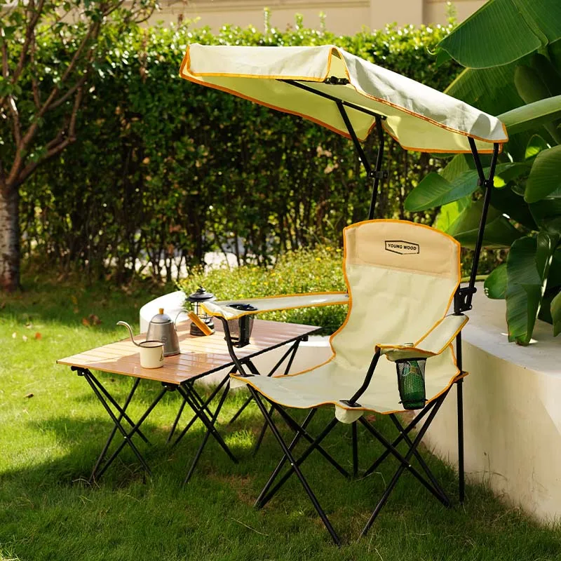 

Предназначен для хранения и переноски, в комплекте сумка для хранения. Складной туристический стул с регулируемым солнцезащитным козырьком и подстаканниками на подлокотниках.