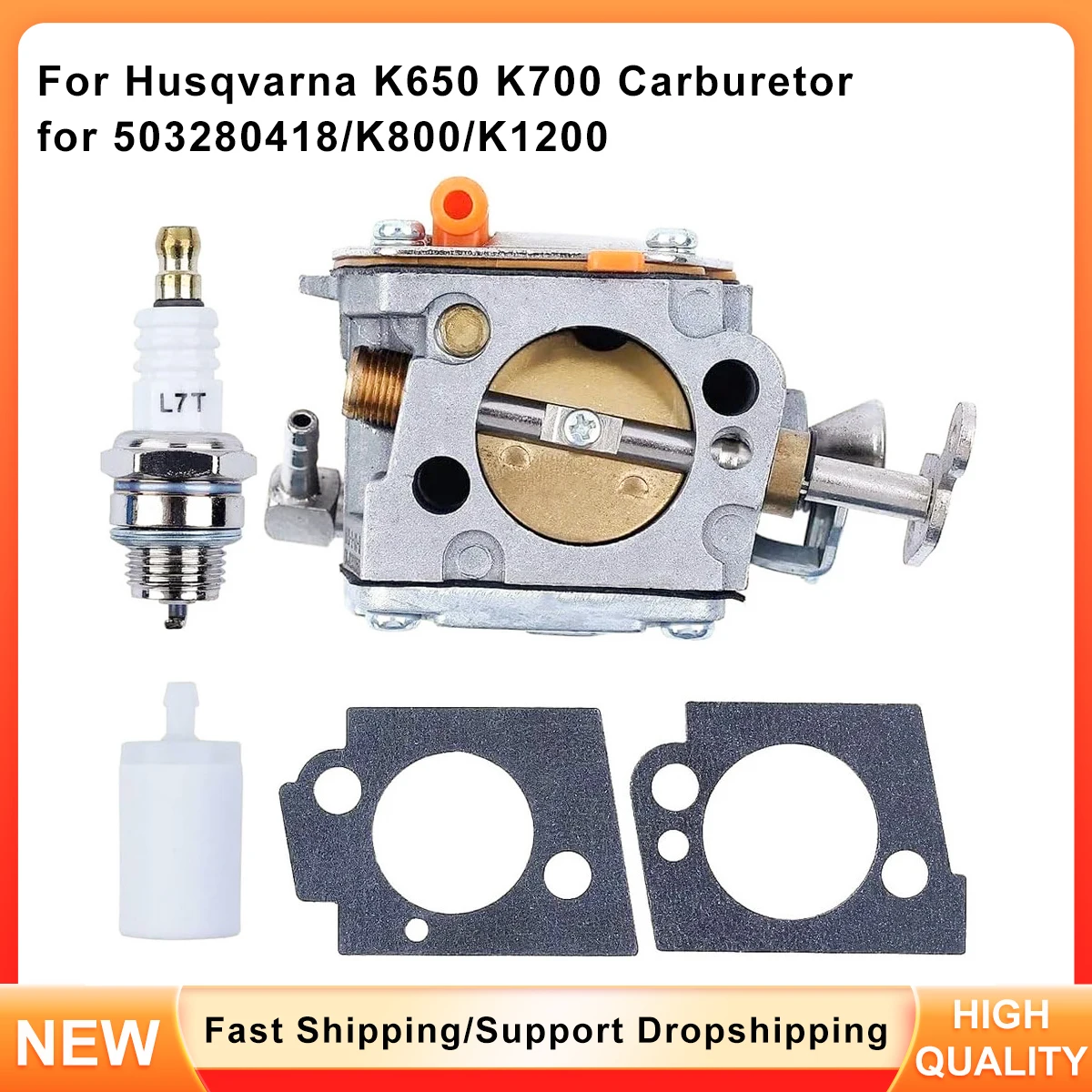 

Replacement Carburetor Kit for Husqvarna K650 K700 K800 K1200 Concrete Saws - OEM 503280418