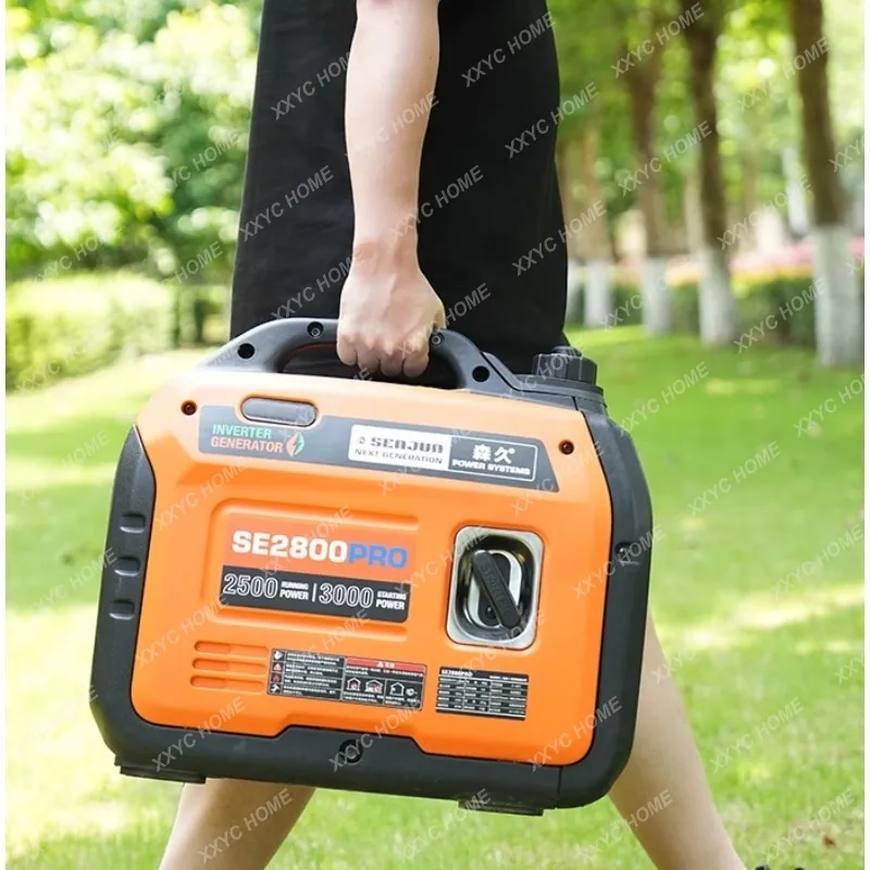 Generator Small Household Silent Frequency Conversion 220v Outdoor High-power Power Supply Camping Portable