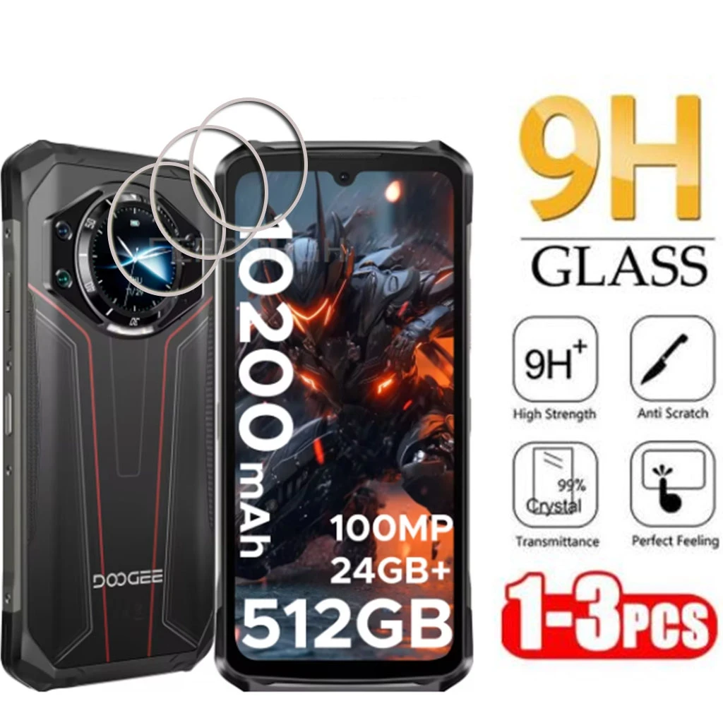 3D 9H HD пленка для объектива камеры для Doogee S119 6,72 дюйма 2024 Doogee S119 S 119 закаленное стекло задняя защитная крышка