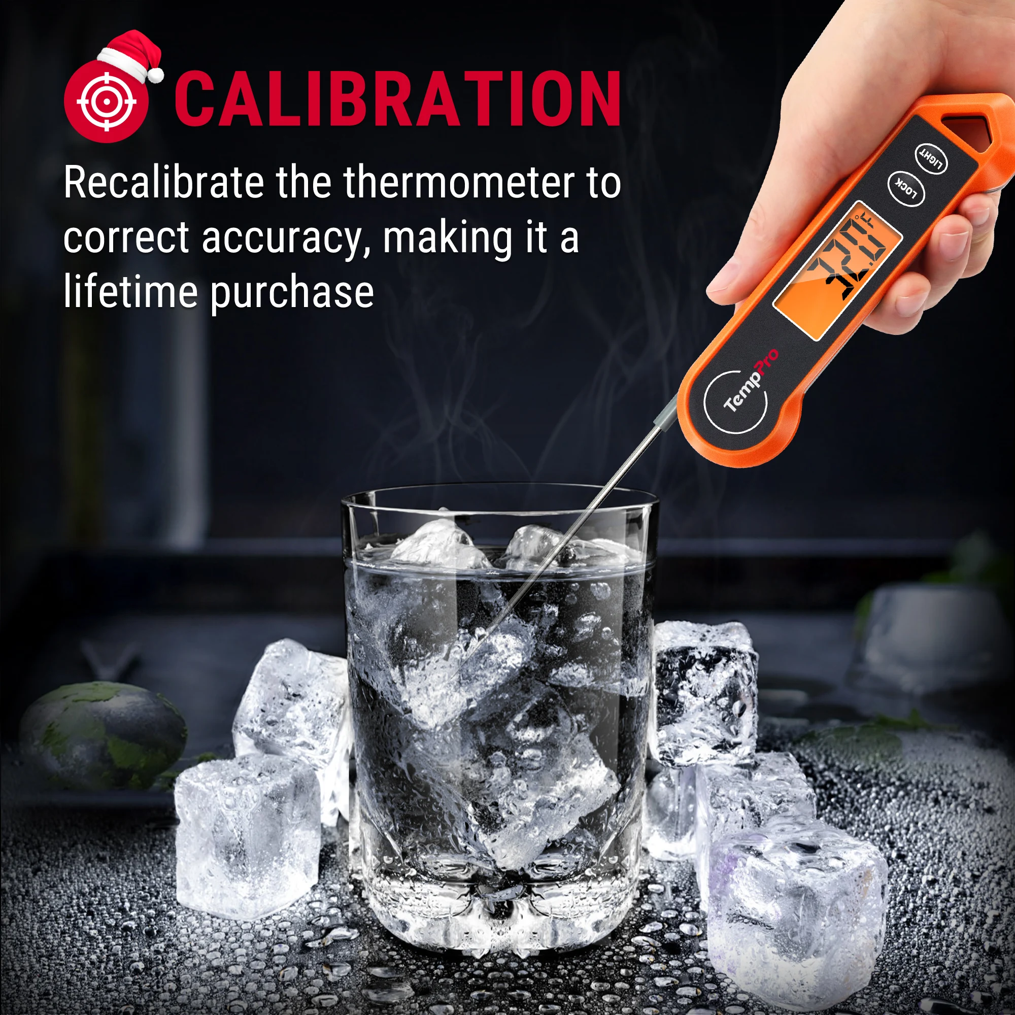 TempPro TP19H Fast Reading Waterproof Meat Thermometer Digital BBQ Thermometer With Backlight