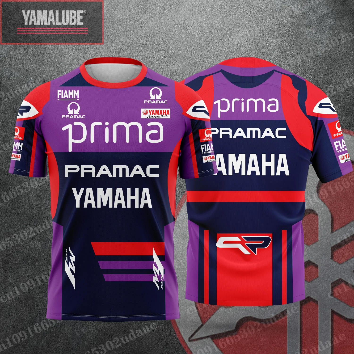 Новая футболка Pramac YAMAHA Racing Team M1 для мужчин и женщин, любитель гонок на мотоциклах, летняя повседневная дышащая футболка с коротким рукавом