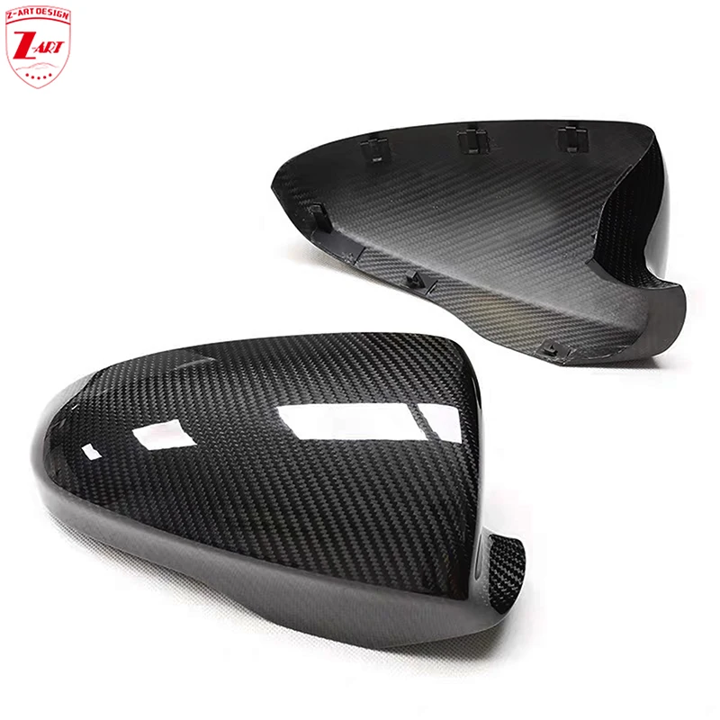 Z-ART Dry Carbon Fiber Rearview Mirror Cover for F10 M5 2012-2016 Dry Carbon Fiber Rearview Mirror Housing for BMW M6 2013-2016