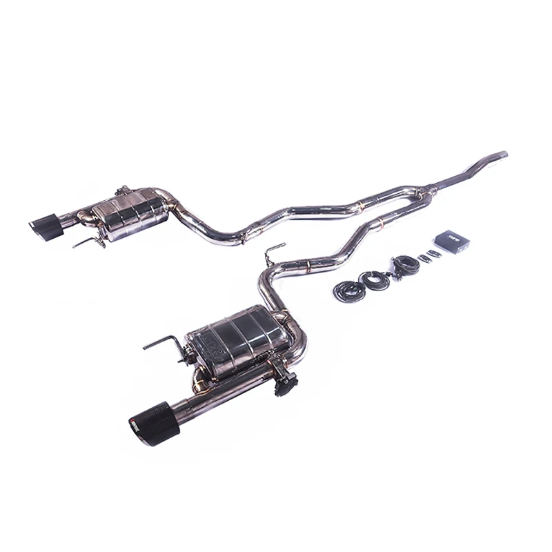 Applicable to Ford Mustang 2.3T modified middle end electronic valve remote valve exhaust pipe sound wave