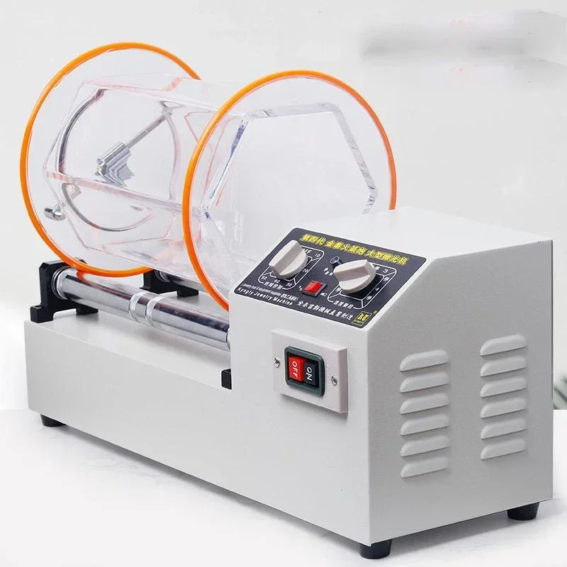Electric Roller Polishing Machine Walnut Copper Coin Text Game Cleaning Polishing Large Roller Gold And Silver Jewelr