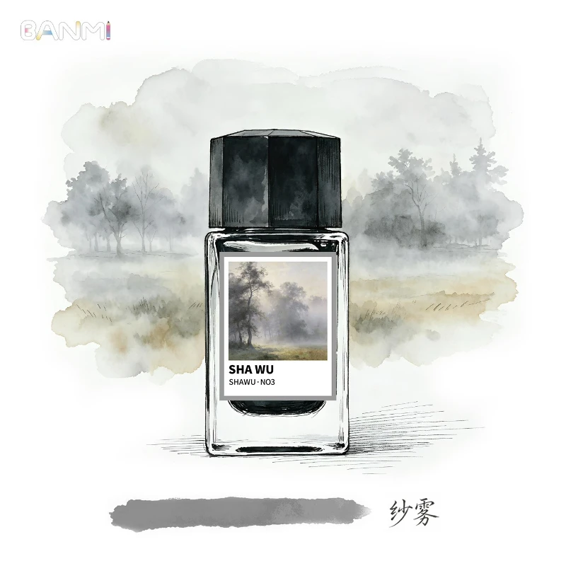 

BANMI 10 Color Waterproof Fountain Pens Ink 18ml Glass Bottled Ink Office School Supplies Stationery for MAJOHN Jinhao Hongdian