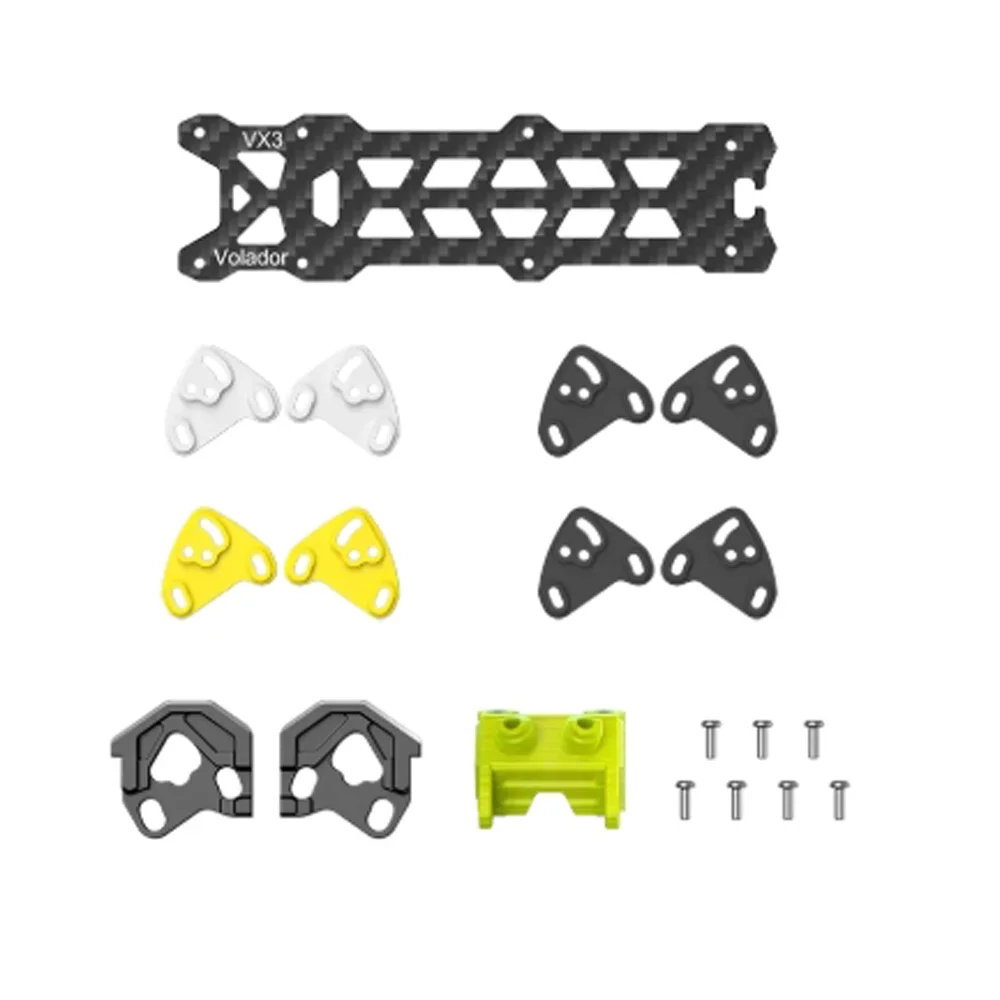 FlyFishRC Volador VX3 VX3.5 cadre O4 Kits de pièces de mise à niveau de remplacement compatibles avec O4 Pro pour Drone de course RC FPV Freestyle