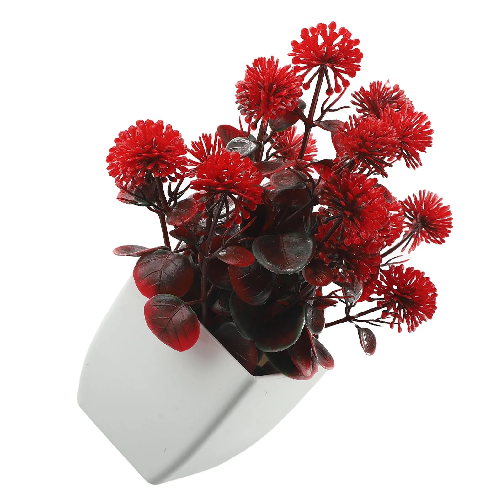 1 Pcs Artificial Bonsai Plastic Material Restaurants Shops For Weddings Beautiful Lively Bright Color Courtyards