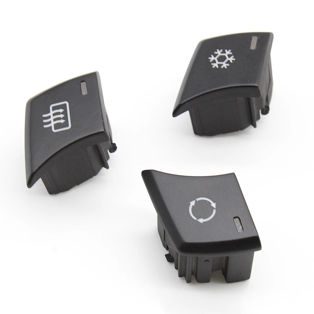 Front Dashboard Air Conditioning AC Manual Button Switch Covers For BMW 1 3 X1 Series E82 E88 E84 E90 E91 E92 E93 64119236778