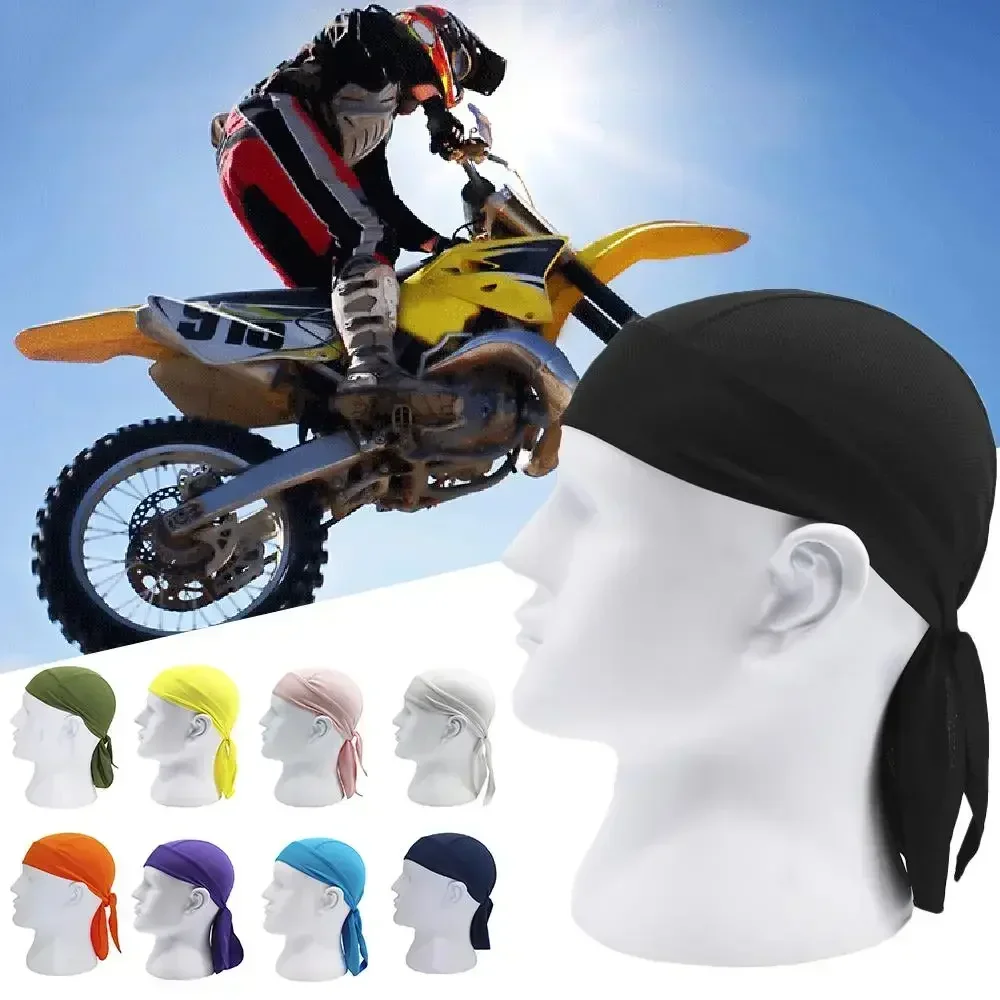 New Colorful Headband Bandana Handkerchief Head Man Pirate Hat Cycling Hood Sun Protection Sports Breathable Printed Headscarf