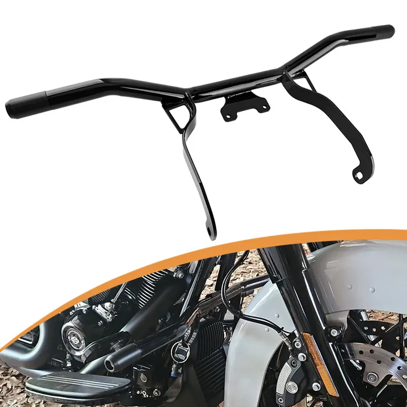 

Для Harley Touring Street Glide Road Glide 2014-2023 мотоциклетная дорожная защита двигателя защита от падения передняя аварийная дуга