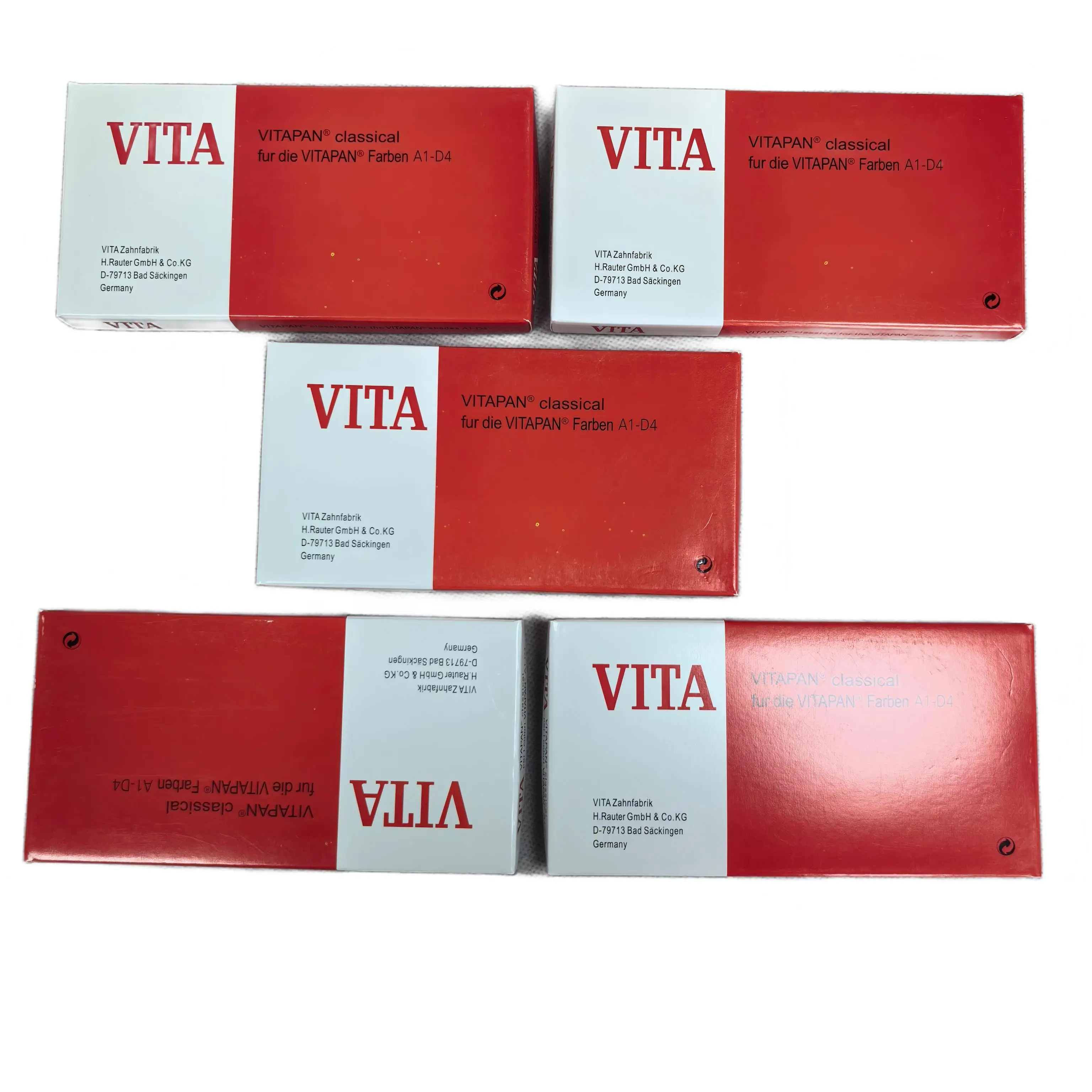 VITA 16 Color Teeth Colorimeter Dental Technician Material Oral Teeth Shade Guide Color Measuring Instrument Dental Lab Use
