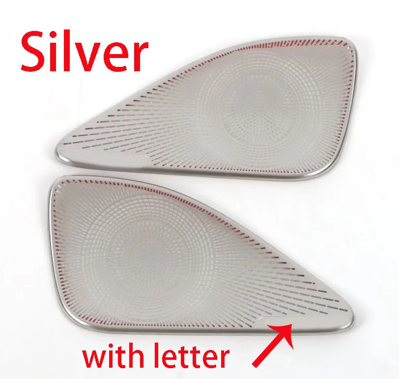 Stainless Steel Rear Door Panel Horn Speaker Cover For Lexus RX