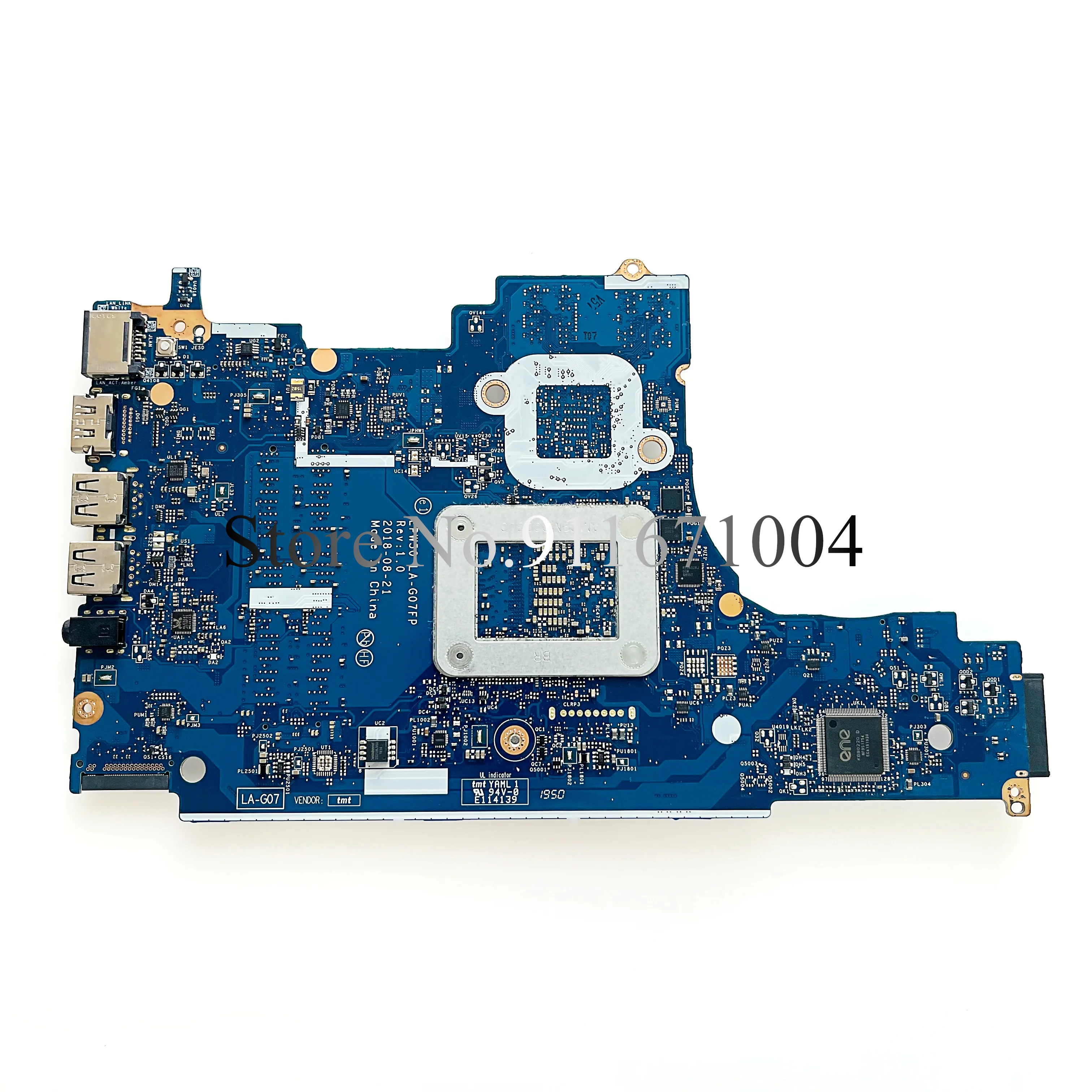 EPW50 LA-G07FP For Hp 15-DA 250 G7 Laptop Motherboard With I3-8145U I5-8265U I7-8565U CPU L66612-601 L52746-601 100% Tested ok